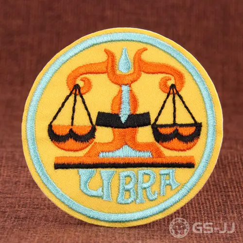 Libra Embroidered Patches Libra Embroidered Patches