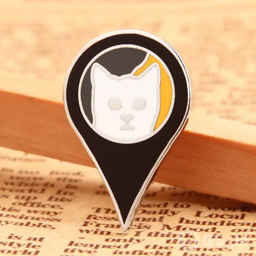 Mark with Cat Custom Pins Mark with Cat Custom Pins