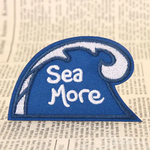 Sea More Embroidered Patches Sea More Embroidered Patches