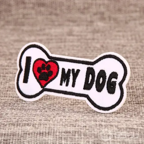 I Love My Dog Custom Patches I Love My Dog Custom Patches