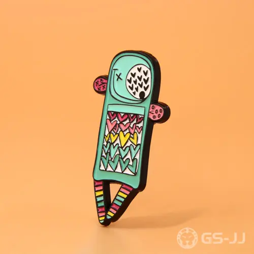 Custom Whimsical Character Enamel Pin Design Custom Whimsical Character Enamel Pin Design