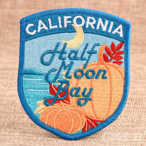 Half Moon Bay Embroidered Patches Half Moon Bay Embroidered Patches