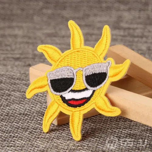 Sun Embroidered Patches Sun Embroidered Patches