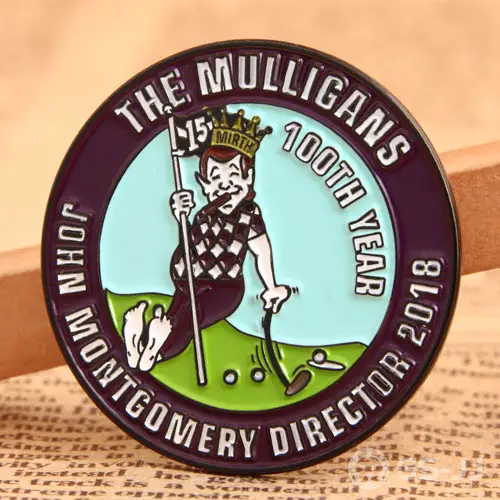 Mulligans Personalized Lapel Pins Mulligans Personalized Lapel Pins