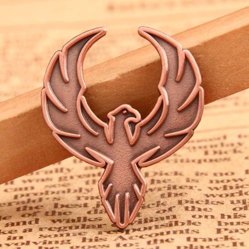Antique Goshawk Custom Pins