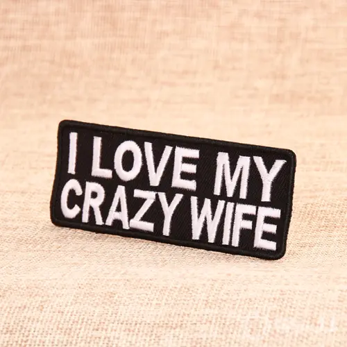 Wife Embroidered Name Patches Wife Embroidered Name Patches