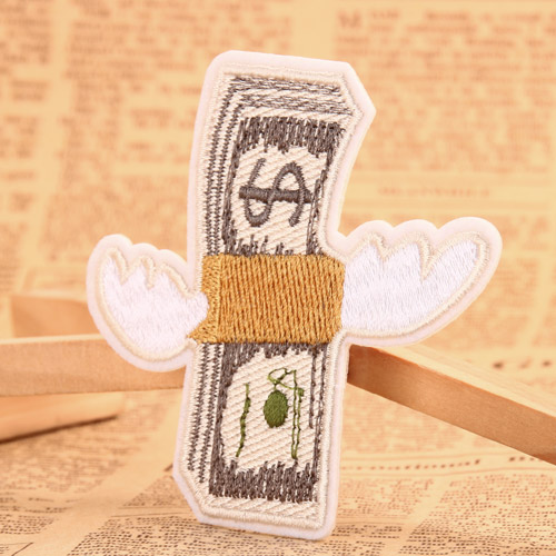 US Dollar Custom Cheap Patches 