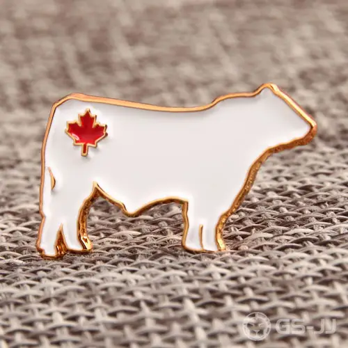 Maple Leaf Cow Lapel Pins Maple Leaf Cow Lapel Pins