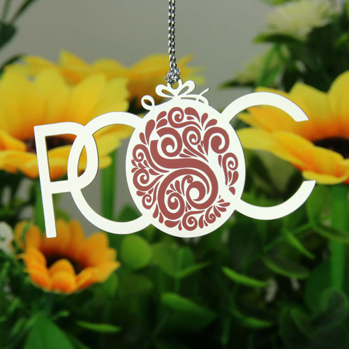 POOC Silver Custom Ornaments