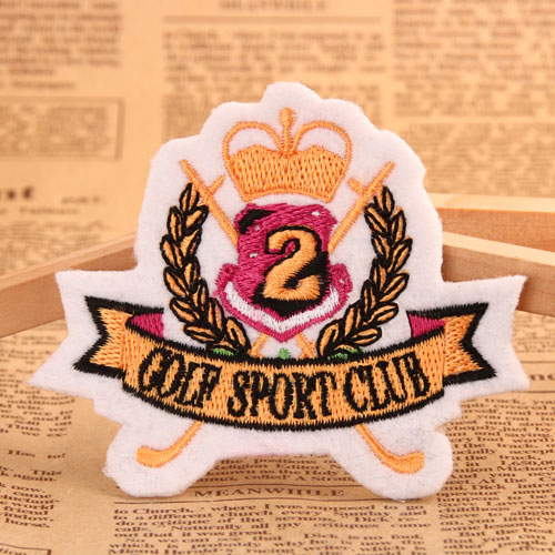 GOLF SPORTS CLUB Embroidered Patches
