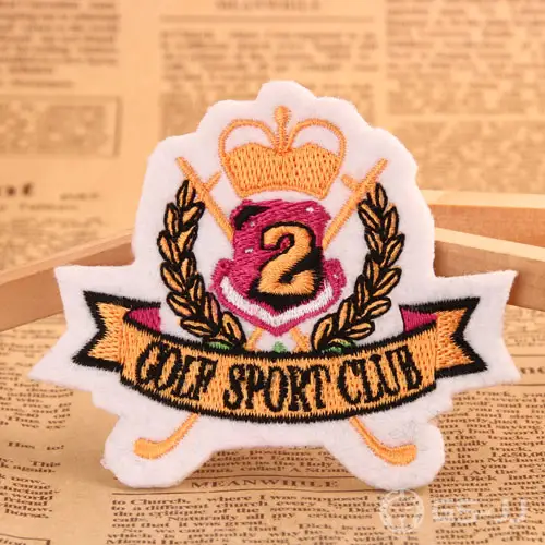 GOLF SPORTS CLUB Embroidered Patches GOLF SPORTS CLUB Embroidered Patches