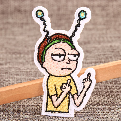 Antenna Boy Embroidered Patches