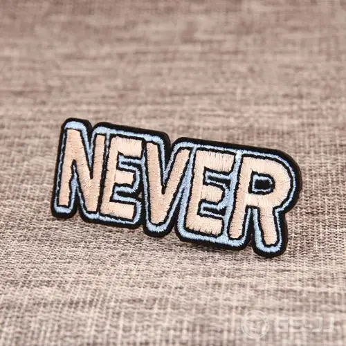 NEVER Custom Embroidered Patches NEVER Custom Embroidered Patches
