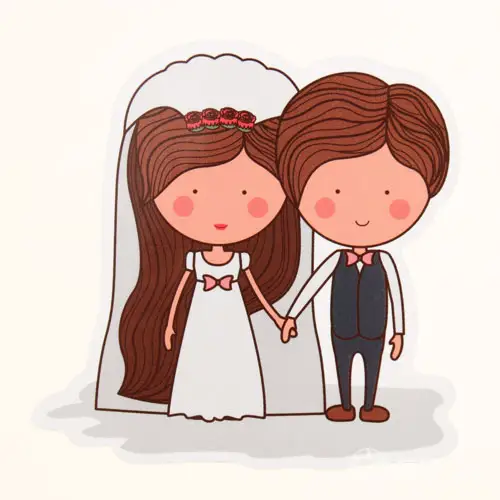 The Bride And Groom Custom Stickers The Bride And Groom Custom Stickers
