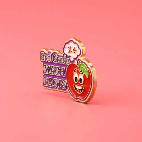 Red Apple Custom Enamel Pins 