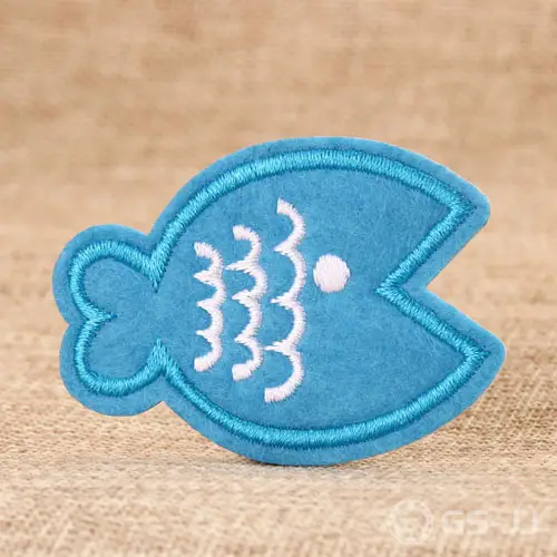 Fish Embroidered Patches Fish Embroidered Patches
