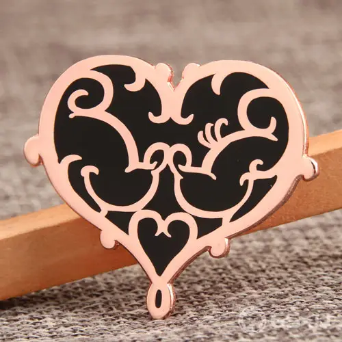 Custom Heart Metal Pins Custom Heart Metal Pins