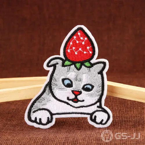 Strawberry Cat Custom Patches Strawberry Cat Custom Patches