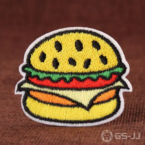 Hamburger Custom Made Patches Hamburger Custom Made Patches