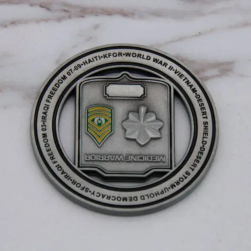 Medicine Warrior Custom Coins Medicine Warrior Custom Coins