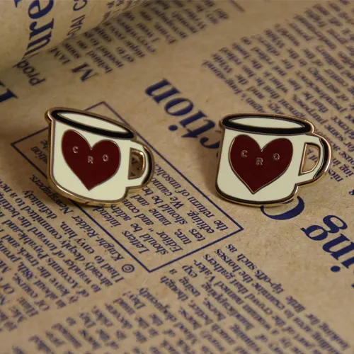 Enamel Pins for Cup Tea Enamel Pins for Cup Tea