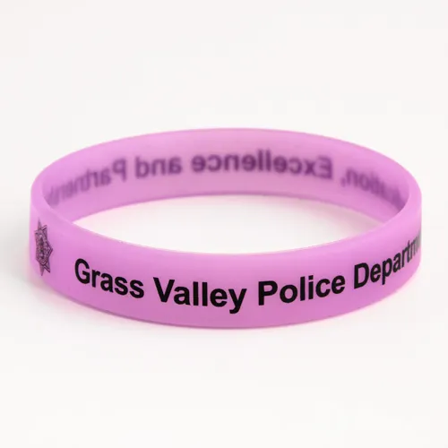 Grass Valley Police Department Wristbands Grass Valley Police Department Wristbands