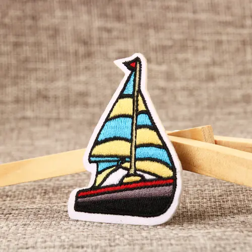 Sailboat Embroidered Patches