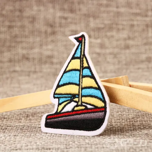 Sailboat Embroidered Patches Sailboat Embroidered Patches