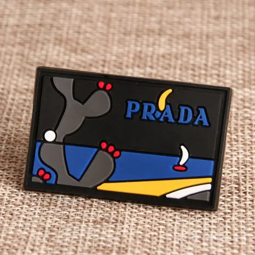 Custom PRADA PVC Patches Custom PRADA PVC Patches