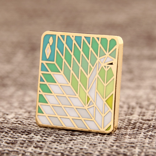 Mosaic Painting Lapel Pins 