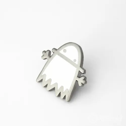 The Ghost Enamel Lapel Pins The Ghost Enamel Lapel Pins