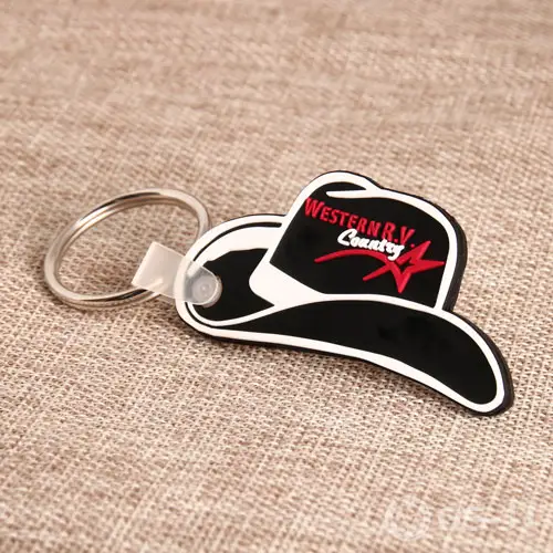 Fedora Hat PVC Keychain Fedora Hat PVC Keychain