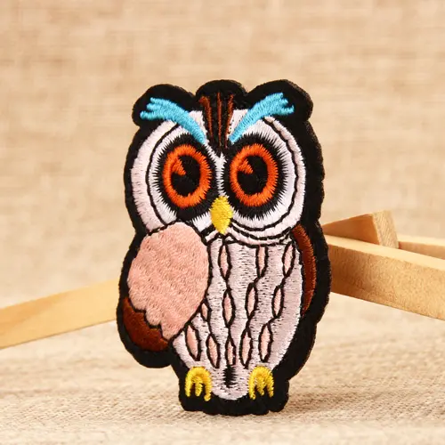 Owl Embroidered Patches Owl Embroidered Patches