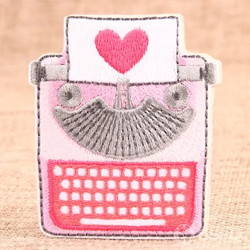 Typewriter Embroidered Patches Typewriter Embroidered Patches