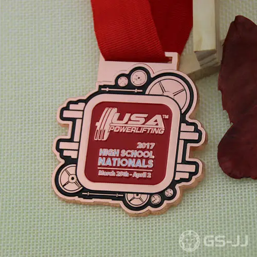 High Shcool Custom Powerlifting Medals High Shcool Custom Powerlifting Medals