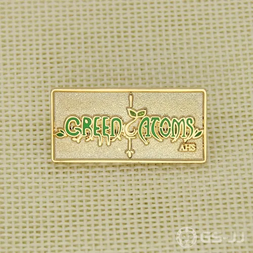 Green Atoms Stock Lapel Pins Green Atoms Stock Lapel Pins