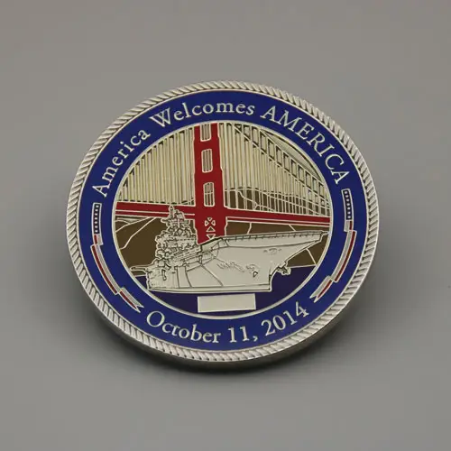 Visits the Americas Custom Coins Visits the Americas Custom Coins