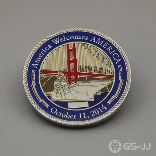 Visits the Americas Custom Coins Visits the Americas Custom Coins