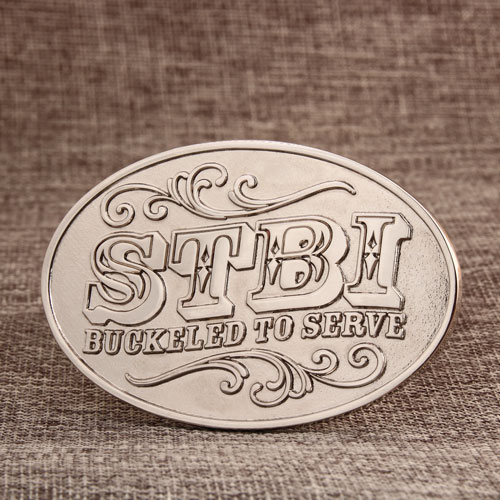 STBI Silver Belt Buckles
