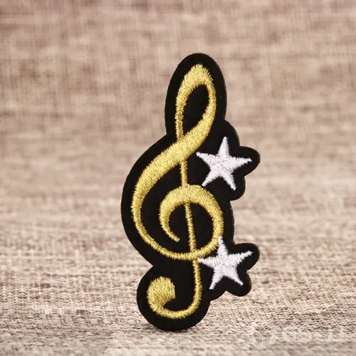Beating Notes Embroidered Patches Beating Notes Embroidered Patches