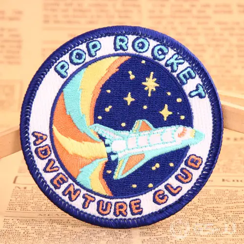 Pop Rocket Embroidered Patches Pop Rocket Embroidered Patches