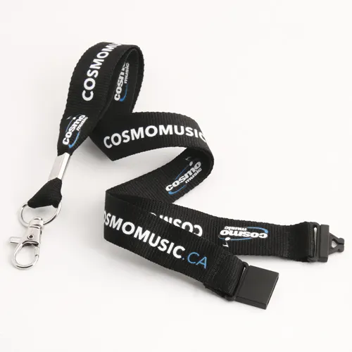 Cosmo Music Black Lanyards Cosmo Music Black Lanyards