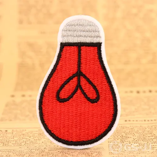 Light Bulb Embroidered Patches Light Bulb Embroidered Patches