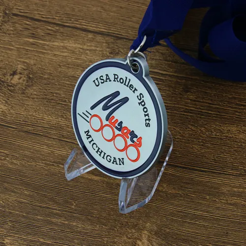 Michigan USA Roller Sports Custom Medals