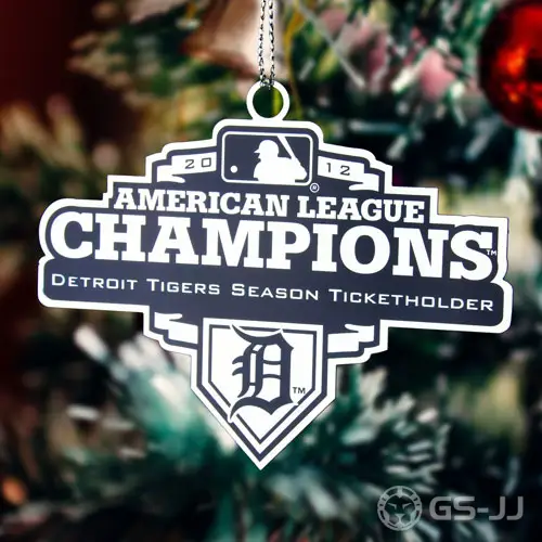 Detroit Tigers Custom Etched Ornaments Detroit Tigers Custom Etched Ornaments