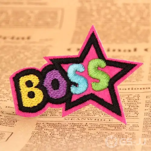 Boss Custom Embroidered Patches Boss Custom Embroidered Patches