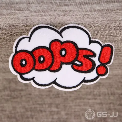 OOPS Custom Embroidered Patches OOPS Custom Embroidered Patches