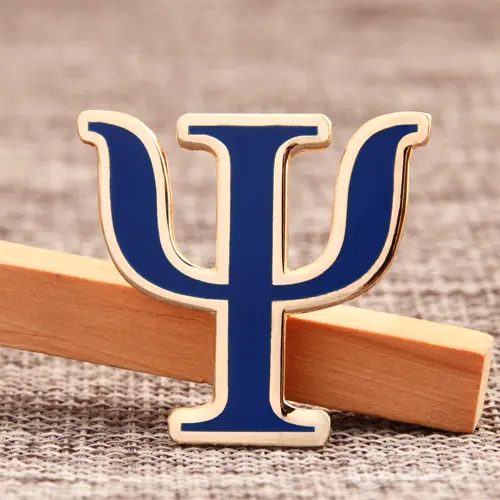 Psi Letter Custom Enamel Pins Psi Letter Custom Enamel Pins