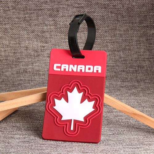 Canadian Maple Leaf PVC Luggage Tag
