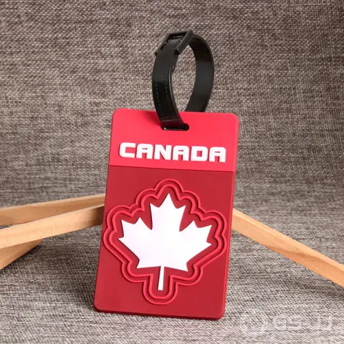 Canadian Maple Leaf PVC Luggage Tag Canadian Maple Leaf PVC Luggage Tag